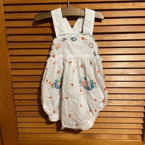 Stella McCartney embroidered baby romper